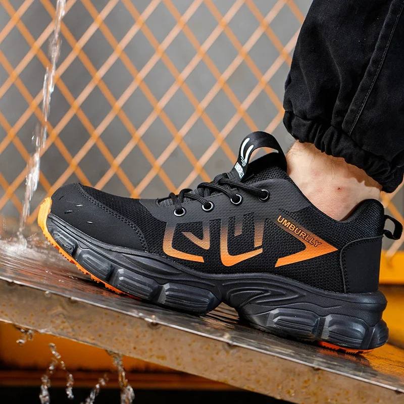 Men Indestructible Work Sneakers Lightweight Breathable Security Protection Steel Toe Safety Boots Work Safety Shoes
Men Indestructible Work Sneakers Lightweight Breathable Security Protection Steel Toe Safety Boots Work Safety Shoes