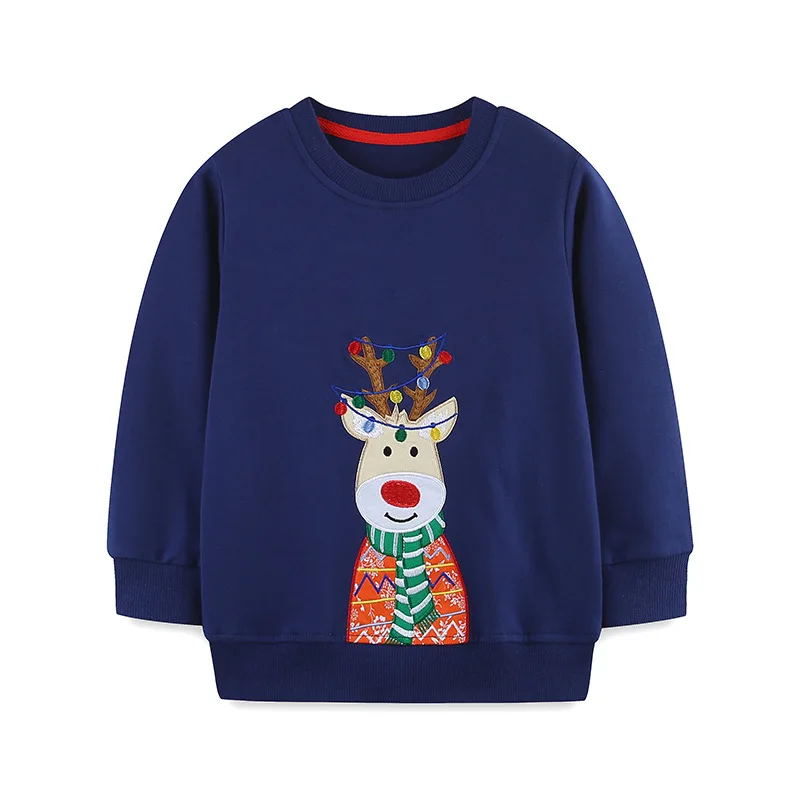 Boys Hoodie Cartoon Christmas Deer Sweatshirts Long Sleeve Childrens Knitted Cotton Round Neck Kids Boys Shirt
Boys Hoodie Cartoon Christmas Deer Sweatshirts Long Sleeve Childrens Knitted Cotton Round Neck Kids Boys Shirt