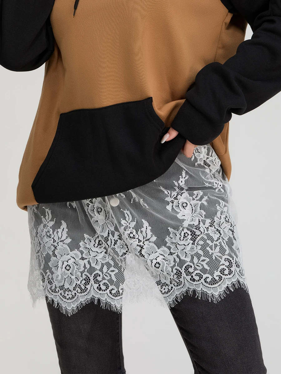Lace Shirt Extender for Women Elastic Waist Fake Top Lower Sweep Skirt Extender for Layering
Lace Shirt Extender for Women Elastic Waist Fake Top Lower Sweep Skirt Extender for Layering