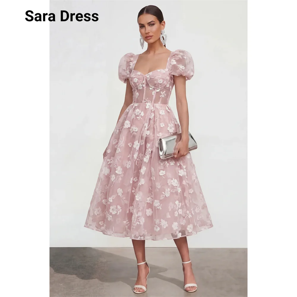Sara Custom A Line Sweetheart Pink Flower Elegant Evening Dresses for Woman Luxury Women's Evening Dresses for Events Gala Dress
Sara Custom A Line Sweetheart Pink Flower Elegant Evening Dresses for Woman Luxury Women's Evening Dresses for Events Gala Dress