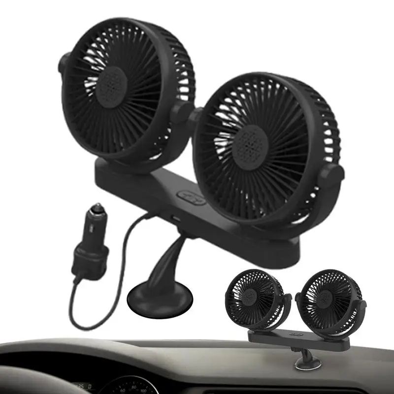Car Fan USB Powered Double Head Car Cooling Fan Cool Gadgets Air Conditioner 360 Degree Rotatable 3 Speeds Suction Cup 12V 24V
Car Fan USB Powered Double Head Car Cooling Fan Cool Gadgets Air Conditioner 360 Degree Rotatable 3 Speeds Suction Cup 12V 24V