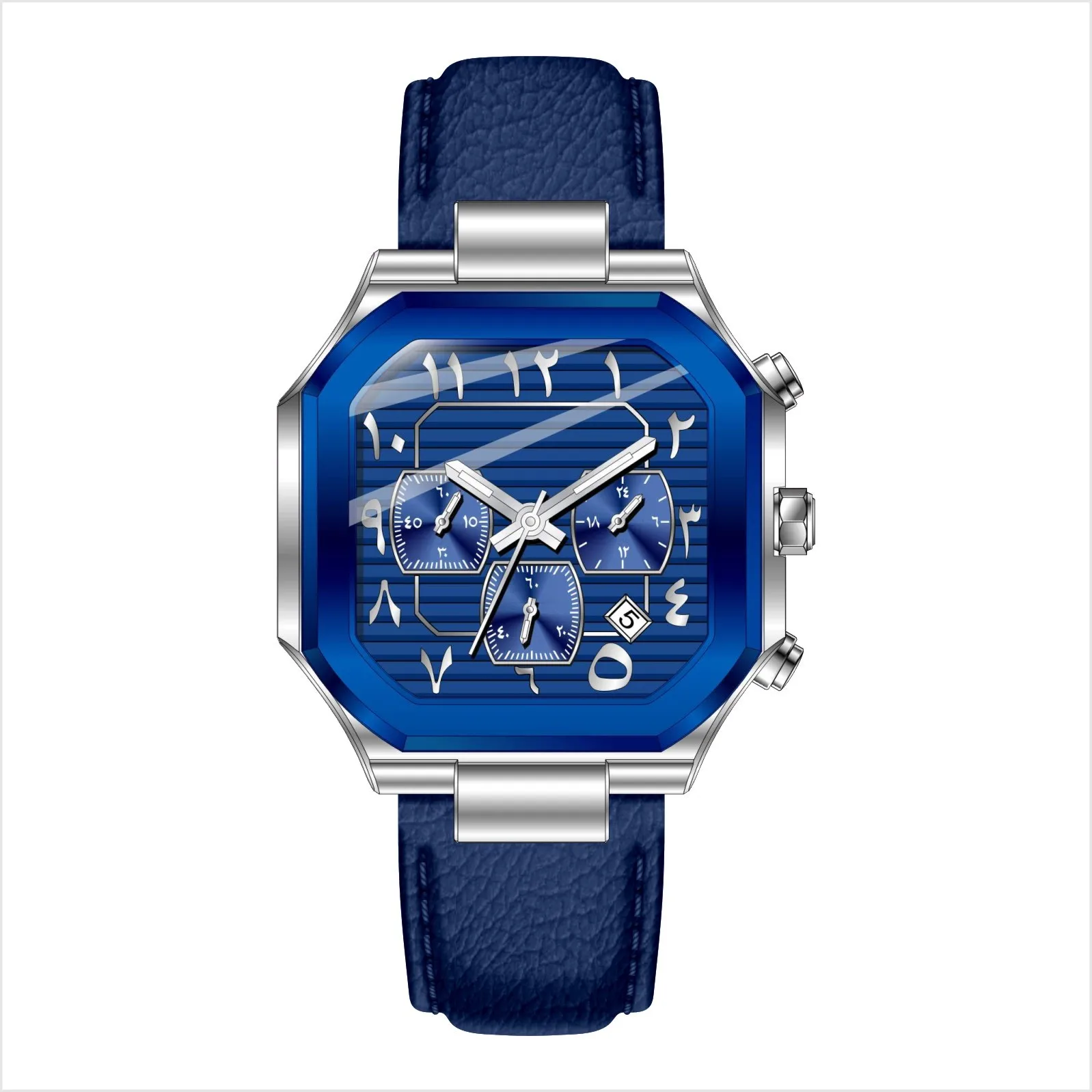 Business Men's Waterproof Quartz Wristwatch with Belt Multifunctional Hot Selling Male Watch
Business Men's Waterproof Quartz Wristwatch with Belt Multifunctional Hot Selling Male Watch
