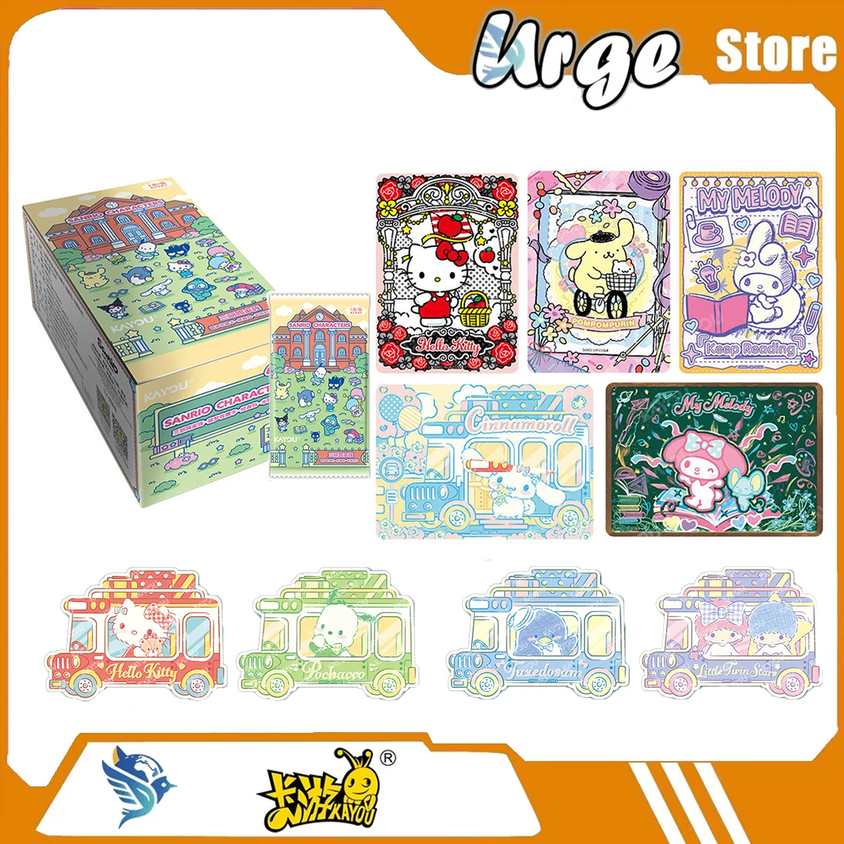 KAYOU 2026 NEW Sanrio Hello Kitty Kuromi My Melody Pochacco Collection Card Periphery Cute Gift Toy Collectibles Surprise
KAYOU 2026 NEW Sanrio Hello Kitty Kuromi My Melody Pochacco Collection Card Periphery Cute Gift Toy Collectibles Surprise