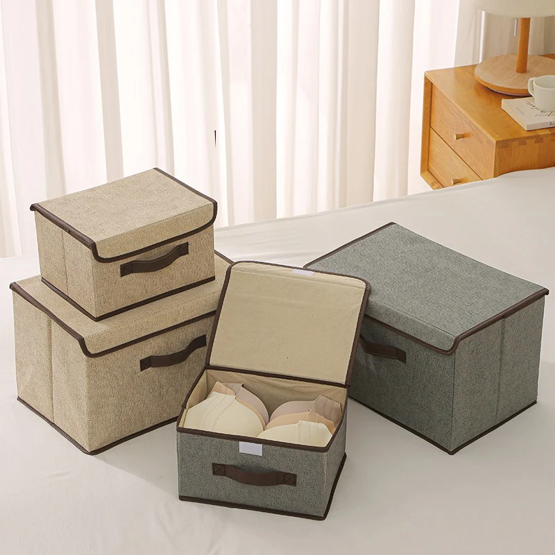 Home fabric folding with cover, dust-proof portable hard board, thickened clothes and sundries storage box
Home fabric folding with cover, dust-proof portable hard board, thickened clothes and sundries storage box