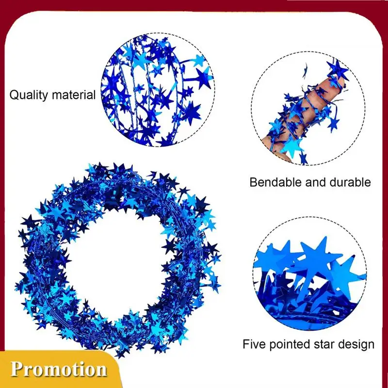 Hot!9PCS Tinsel Stars Wire Garlands Star Garlands For Wreath Making Gifts Wrapping And DIY Craft Projects
Hot!9PCS Tinsel Stars Wire Garlands Star Garlands For Wreath Making Gifts Wrapping And DIY Craft Projects