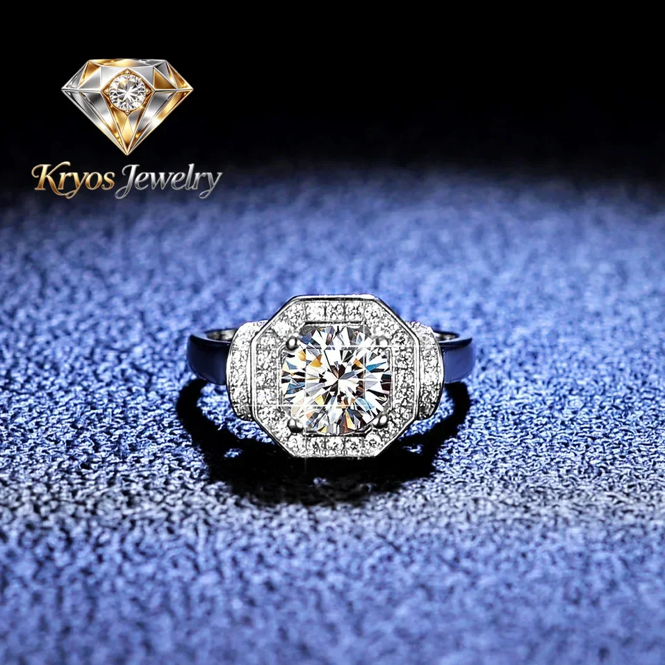 Kryos Jewelry White Gold Platinum PT950 Women Ring 1CT Real Diamond Engagement Ring For Women Lovely Birthday Gift For Girl With
Kryos Jewelry White Gold Platinum PT950 Women Ring 1CT Real Diamond Engagement Ring For Women Lovely Birthday Gift For Girl With