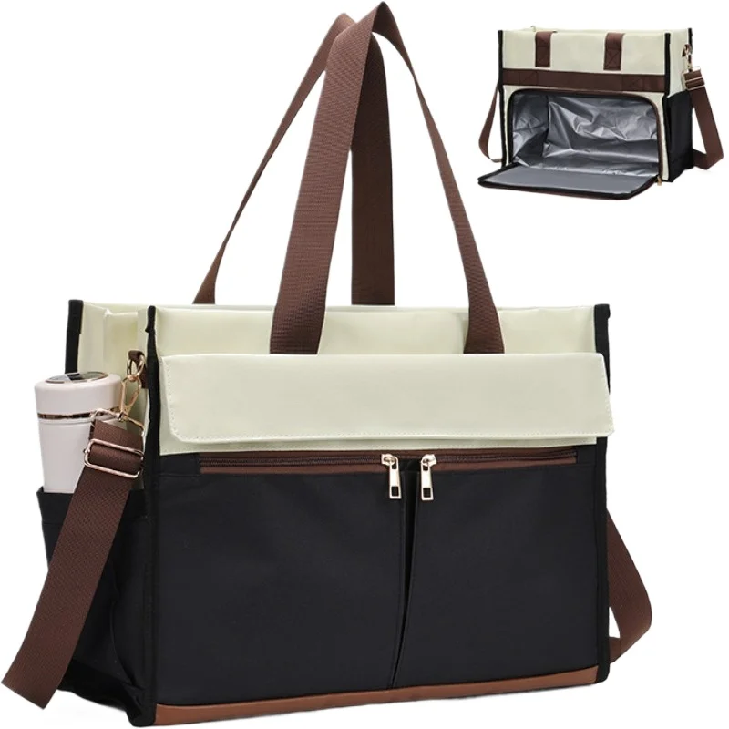Women's Portable Insulated Lunch Bag Tote with Leakproof Compartment Waterproof Shoulder Bag Daily Travel Work
Women's Portable Insulated Lunch Bag Tote with Leakproof Compartment Waterproof Shoulder Bag Daily Travel Work