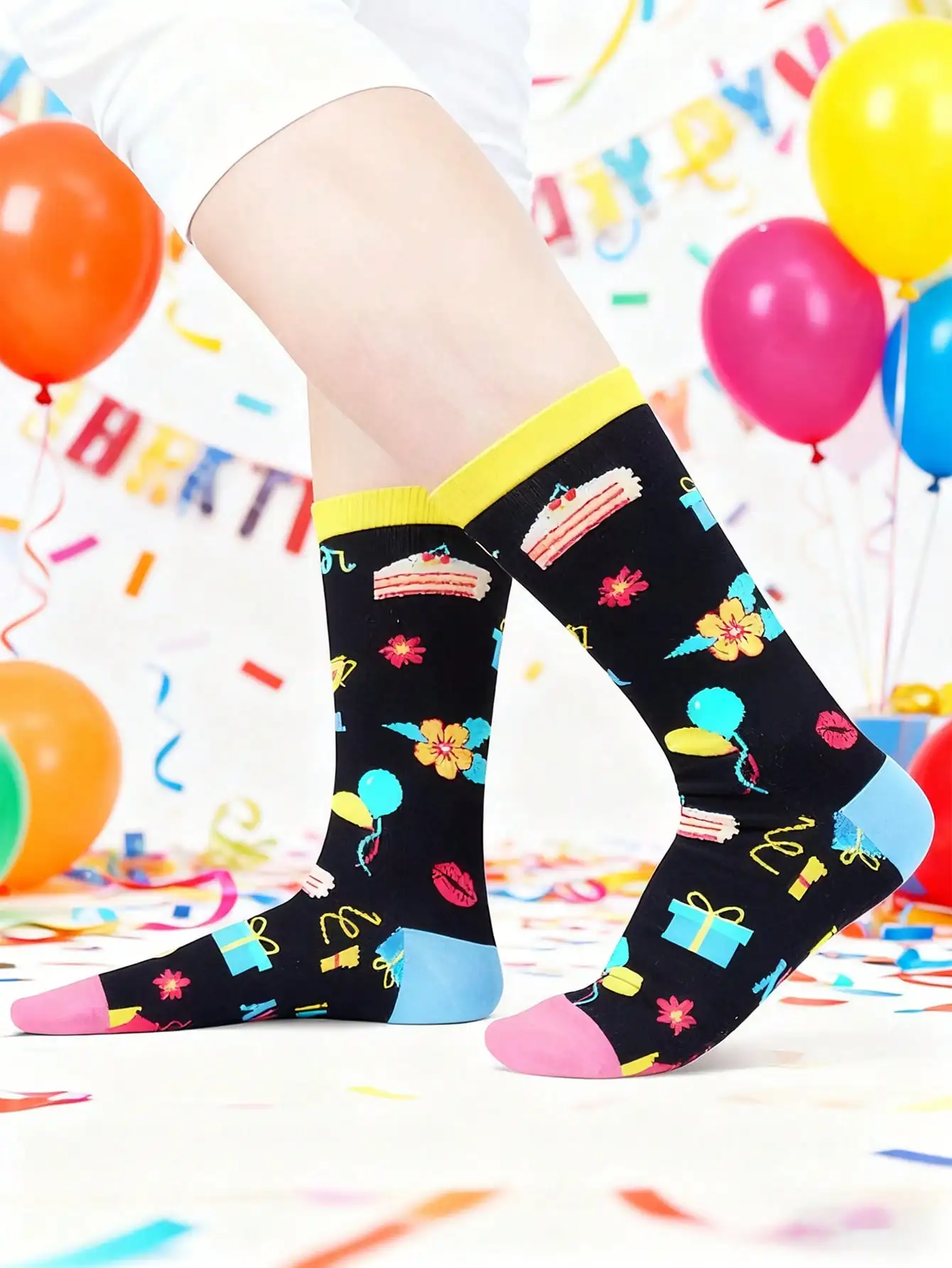 Пакет из 1/3/6 пар: модные и забавные подарки на день рождения мамы — уникальные носки для мам, мягкие и удобные стили до середины икры
Пакет из 1/3/6 пар: модные и забавные подарки на день рождения мамы — уникальные носки для мам, мягкие и удобные стили до середины икры