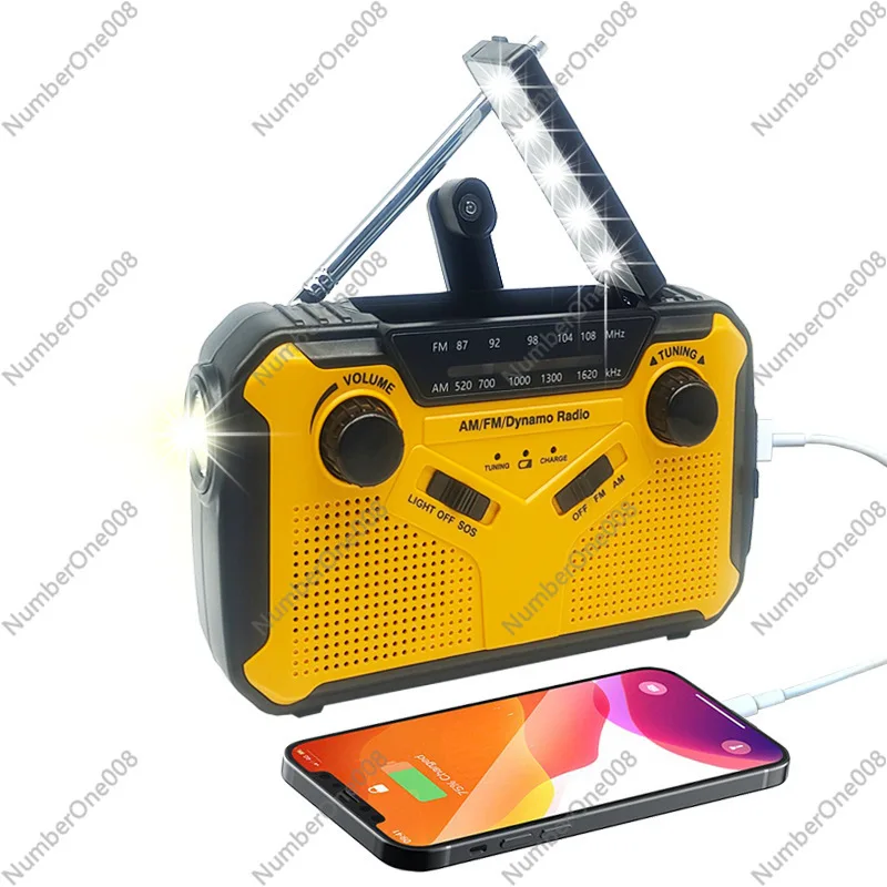 Disaster Prevention Weather Forecast Solar Hand Power Generation Emergency Radio with Mobile Power Supply Outdoor Portable
Disaster Prevention Weather Forecast Solar Hand Power Generation Emergency Radio with Mobile Power Supply Outdoor Portable