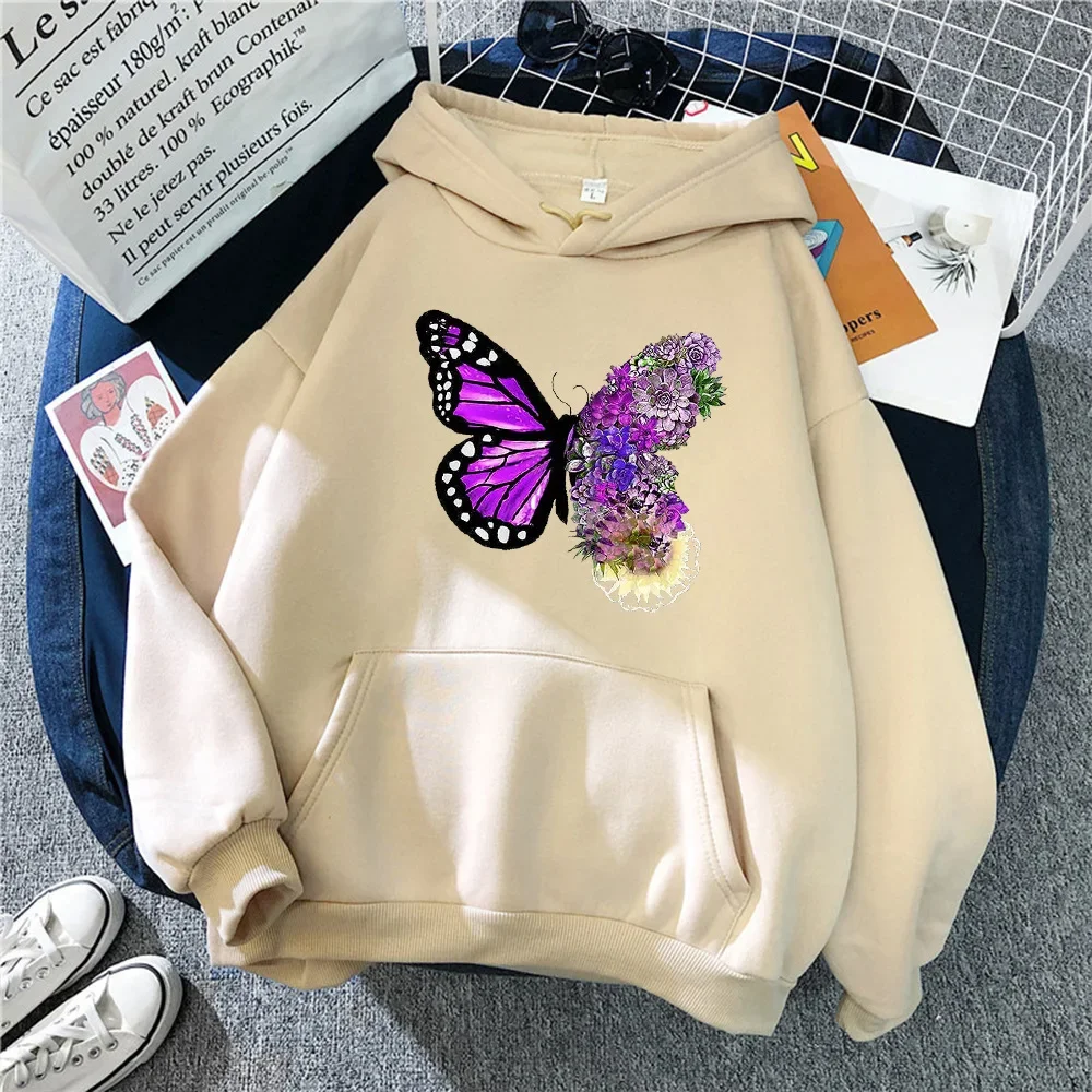 2024 Spring and Autumn New Women's Fashion Casual Hooded Sweater with Butterfly Print Loose Street Sportswear
2024 Spring and Autumn New Women's Fashion Casual Hooded Sweater with Butterfly Print Loose Street Sportswear