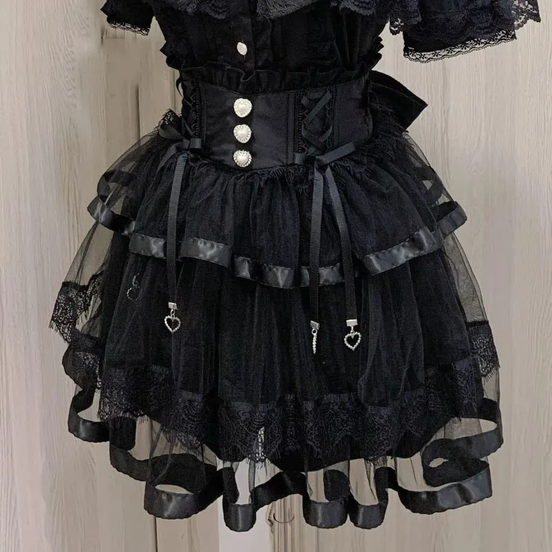 Японская кружевная газовая юбка-пэчворк в стиле фей, кавайная, с высокой талией, А-силуэт, мини-юбка, женская, с бантом, летняя, в стиле JK, милая, многоярусная, юбка-сайя
Японская кружевная газовая юбка-пэчворк в стиле фей, кавайная, с высокой талией, А-силуэт, мини-юбка, женская, с бантом, летняя, в стиле JK, милая, многоярусная, юбка-сайя