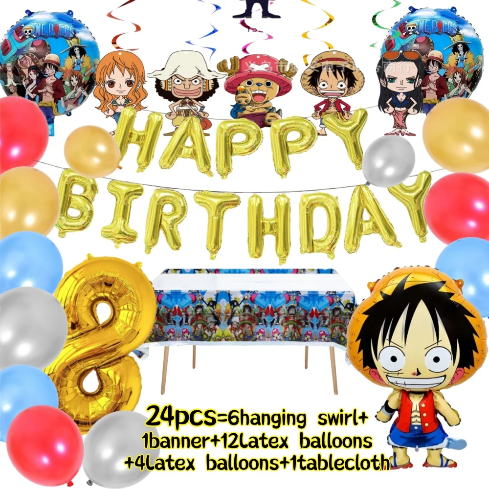 One Piece Luffy Anime Theme Latex Or Foil Balloons Happy Birthday Banner Hanging Swirl Party Kids Favors Decor Balloon Hero Toy
One Piece Luffy Anime Theme Latex Or Foil Balloons Happy Birthday Banner Hanging Swirl Party Kids Favors Decor Balloon Hero Toy
