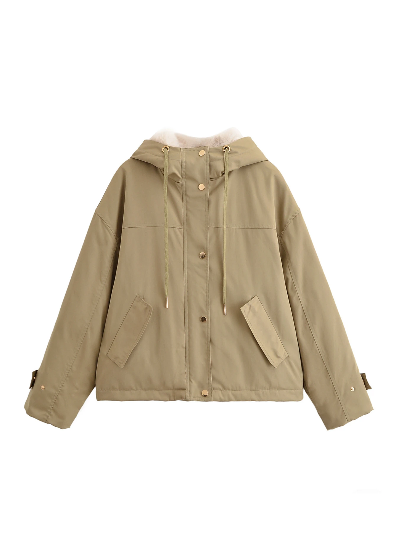 Женская короткая парка с капюшоном из искусственного меха. Укороченная парка с капюшоном и подкладкой из искусственного меха. Регулируемый подол и застежка на кнопки. Повседневный зимний наряд.
Женская короткая парка с капюшоном из искусственного меха. Укороченная парка с капюшоном и подкладкой из искусственного меха. Регулируемый подол и застежка на кнопки. Повседневный зимний наряд.