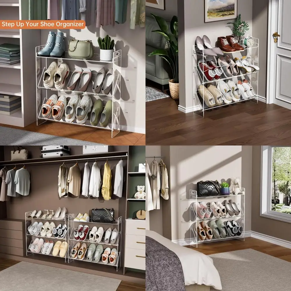 3-уровневый прозрачный акриловый органайзер для обуви — полка для хранения обуви для шкафа и прихожей (27,5 x 6,7 x 27)
3-уровневый прозрачный акриловый органайзер для обуви — полка для хранения обуви для шкафа и прихожей (27,5 x 6,7 x 27)