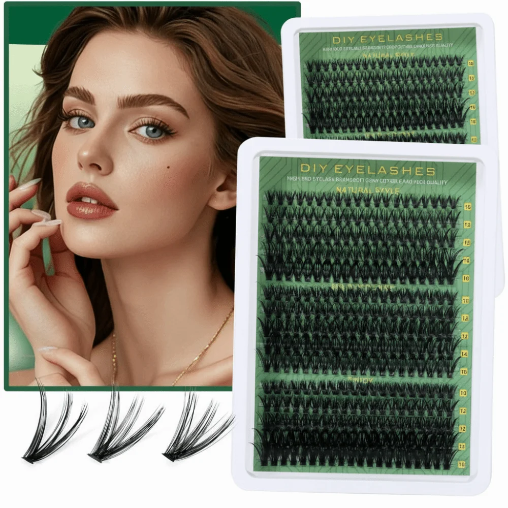 Natural Look False Eyelashes Wispy Style Cluster Design 3D Faux Mink Lash Bond and Seal Fake Eyelash Eye Lash Extension
Natural Look False Eyelashes Wispy Style Cluster Design 3D Faux Mink Lash Bond and Seal Fake Eyelash Eye Lash Extension