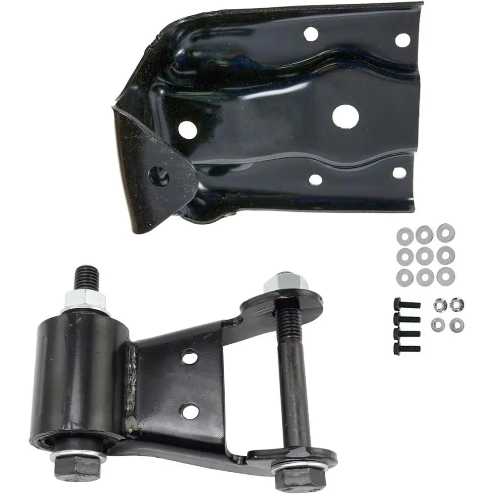 Spring Rear Shackle and Bracket Repair Kit for 1500 Hybrid Vehicles
Spring Rear Shackle and Bracket Repair Kit for 1500 Hybrid Vehicles