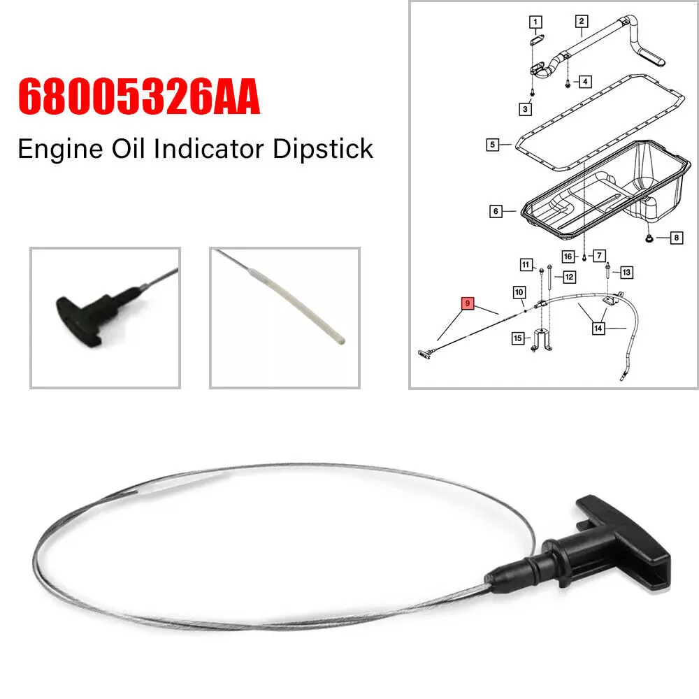 For 2007-2022 Dodge Ram Trucks 6.7L 68005326AA 1Pc Engine Oil Indicator Dipstick Auto Car Accessories Repair Metal Tool Kit
For 2007-2022 Dodge Ram Trucks 6.7L 68005326AA 1Pc Engine Oil Indicator Dipstick Auto Car Accessories Repair Metal Tool Kit