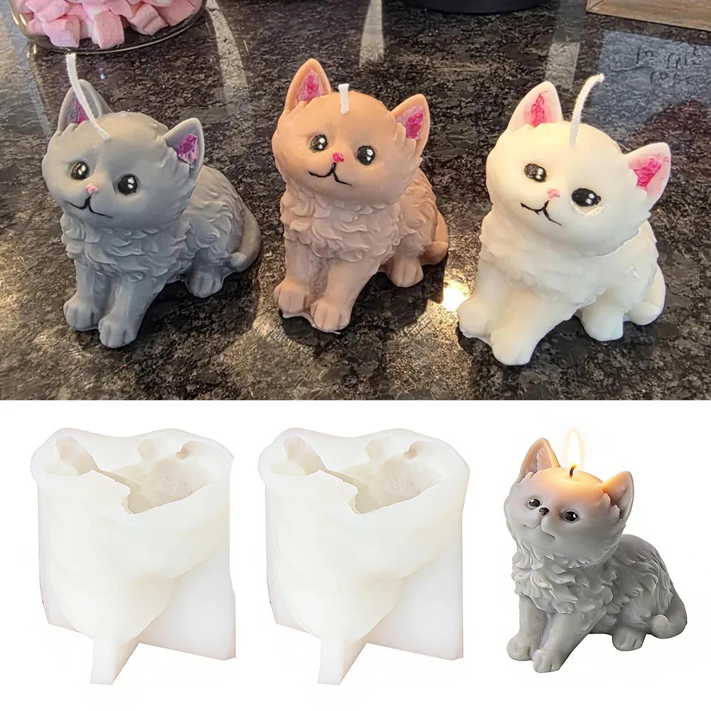 3D-форма для свечей из силикона в виде милого сидящего кота, для изготовления ароматических свечей, мыла, гипса, смолы своими руками, для домашнего декора и подарков
3D-форма для свечей из силикона в виде милого сидящего кота, для изготовления ароматических свечей, мыла, гипса, смолы своими руками, для домашнего декора и подарков