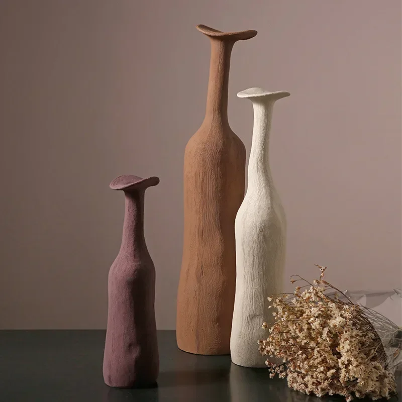 1pcNordic Style Ceramic Vase Modern Home Decoration Morandi Color Simple Art Primitive Living Room Decor Flower Arrangement
1pcNordic Style Ceramic Vase Modern Home Decoration Morandi Color Simple Art Primitive Living Room Decor Flower Arrangement