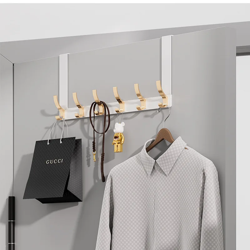 Hooks Over The Door 5 Hooks Aluminum Bathroom Organizer Rack Clothes Coat Hat Towel Hanger Bathroom Kitchen Accessories Holder
Hooks Over The Door 5 Hooks Aluminum Bathroom Organizer Rack Clothes Coat Hat Towel Hanger Bathroom Kitchen Accessories Holder