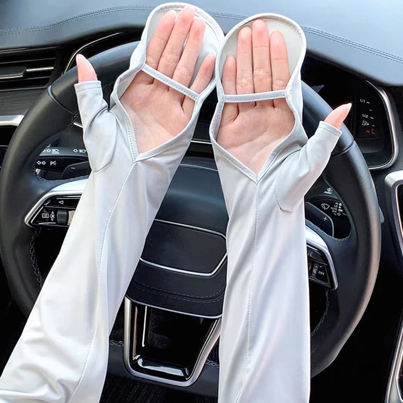 UV Protection Ice Silk Oversleeve Sun-proof Finger Protection Comfortable Cool Sleeves for Men Women Cycling Apparel Accessories
UV Protection Ice Silk Oversleeve Sun-proof Finger Protection Comfortable Cool Sleeves for Men Women Cycling Apparel Accessories