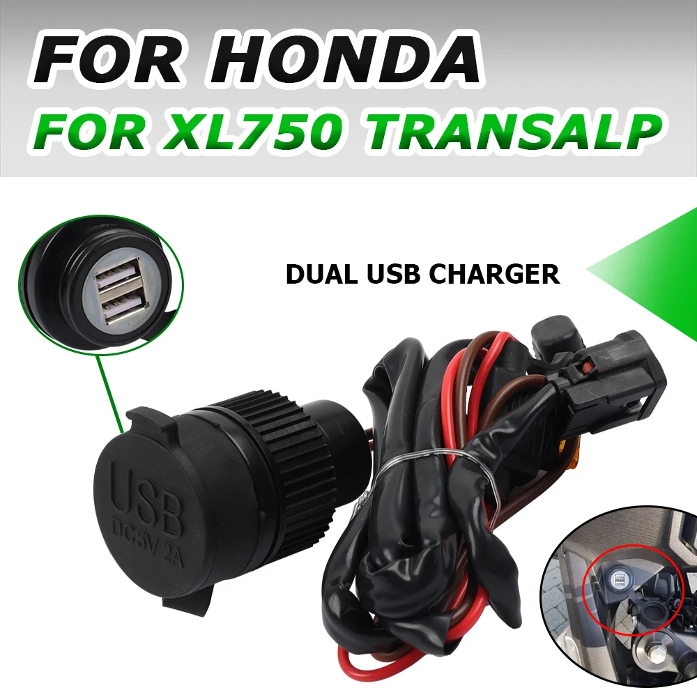 For Honda XL750 Transalp XL 750 XL 2023 2024 Motorcycle Accessories Cellphone Dual USB Fast Charger Relay Adapter Plug Socket
For Honda XL750 Transalp XL 750 XL 2023 2024 Motorcycle Accessories Cellphone Dual USB Fast Charger Relay Adapter Plug Socket