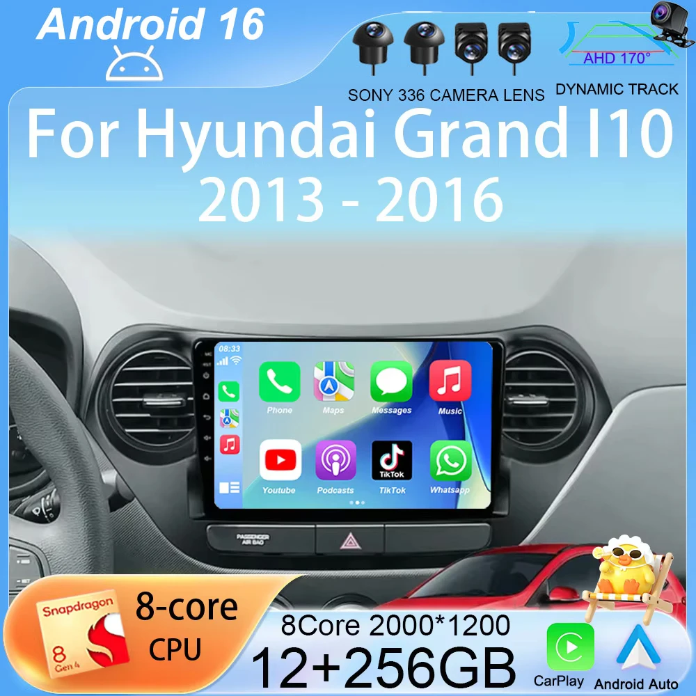 Автомобильное радио Carplay Auto WIFI + 4G, Android 16 для Hyundai Grand I10 2013-2016, навигация, GPS, мультимедийный видеоплеер, стерео 2DIN DSP
Автомобильное радио Carplay Auto WIFI + 4G, Android 16 для Hyundai Grand I10 2013-2016, навигация, GPS, мультимедийный видеоплеер, стерео 2DIN DSP