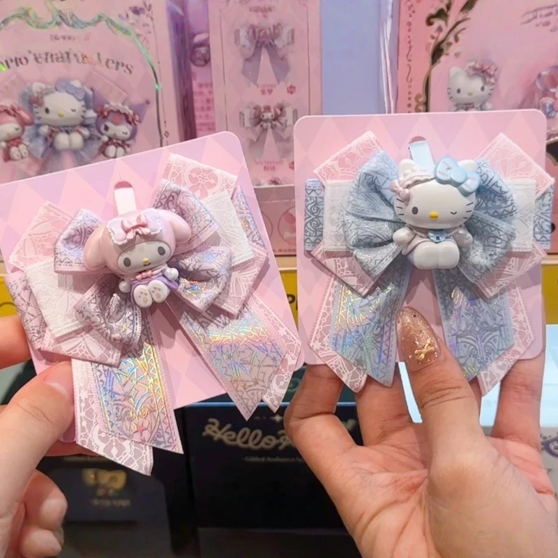 Genuine Sanrio Blind Box Girls Daydream Series Hair Accessories Bow Hair Clips Hello Kitty My Melody Kuromi Pendant Gift Display
Genuine Sanrio Blind Box Girls Daydream Series Hair Accessories Bow Hair Clips Hello Kitty My Melody Kuromi Pendant Gift Display