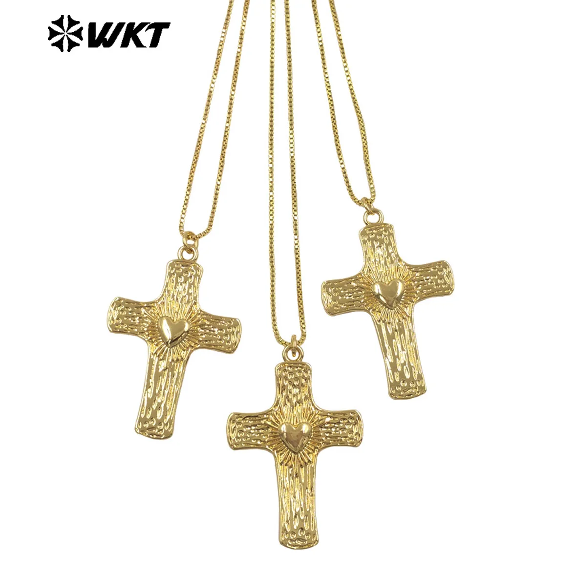 WT-JFN70 Delicate Exquisite Yellow Brass 18inch Cross Shape Necklace With Real Gold Plated For Women Jewelry Gifts
WT-JFN70 Delicate Exquisite Yellow Brass 18inch Cross Shape Necklace With Real Gold Plated For Women Jewelry Gifts