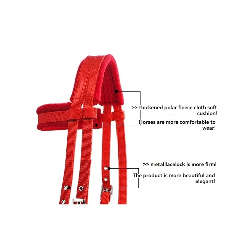 2026 Water Holding Reins, Sponge with Plush Cushions, Metal Eyelets, and A Detachable Horsebit
2026 Water Holding Reins, Sponge with Plush Cushions, Metal Eyelets, and A Detachable Horsebit