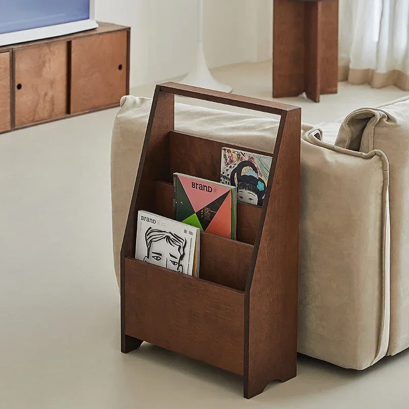 Solid wood magazine shelf Small bookshelf Internet celebrity marine board storage
Solid wood magazine shelf Small bookshelf Internet celebrity marine board storage