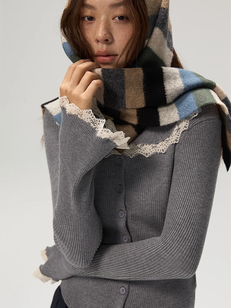 Женский облегающий вязаный топ с кружевом Passion Lace, французский стиль, с открытыми рукавами, однотонный кардиган для молодых девушек
Женский облегающий вязаный топ с кружевом Passion Lace, французский стиль, с открытыми рукавами, однотонный кардиган для молодых девушек