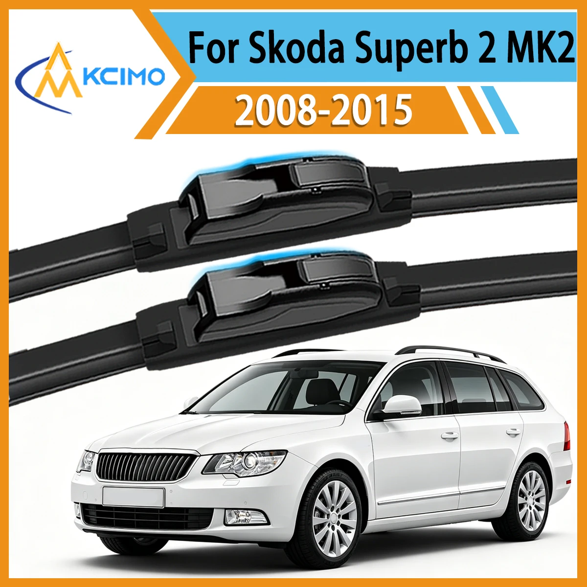 Replacement Wiper Blades Set for Skoda Superb 2 MK2 B6 2008 - 2015 High Flexibility Strong Structure
Replacement Wiper Blades Set for Skoda Superb 2 MK2 B6 2008 - 2015 High Flexibility Strong Structure
