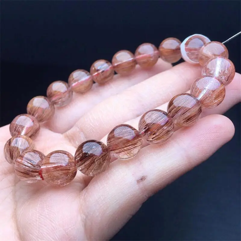 10MM Natural Red Copper Rutilated Quartz Bracelet Women Fashion Charm Crystal Healing Energy Yoga Jewelry 1PCS
10MM Natural Red Copper Rutilated Quartz Bracelet Women Fashion Charm Crystal Healing Energy Yoga Jewelry 1PCS