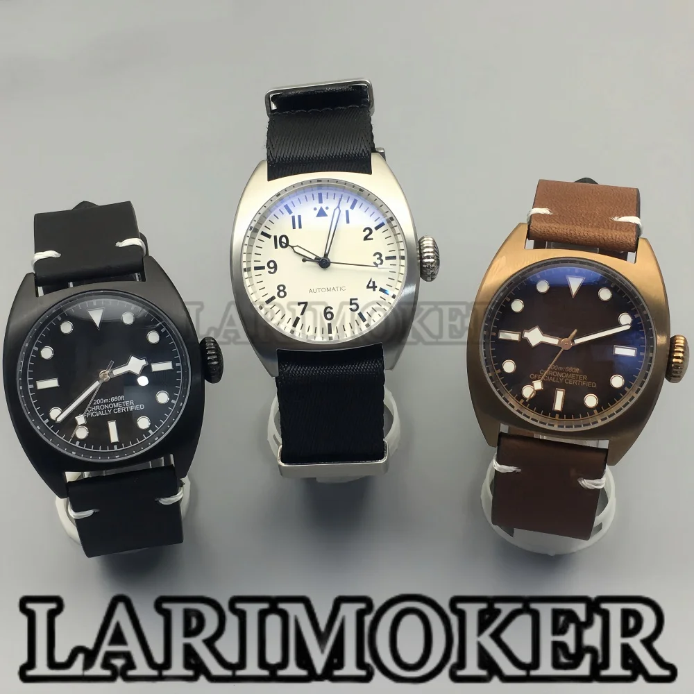 LARIMOKER NH35 Pilot 36MM Automatic Watch Waterproof AR Sapphire Glass Leather Strap
LARIMOKER NH35 Pilot 36MM Automatic Watch Waterproof AR Sapphire Glass Leather Strap