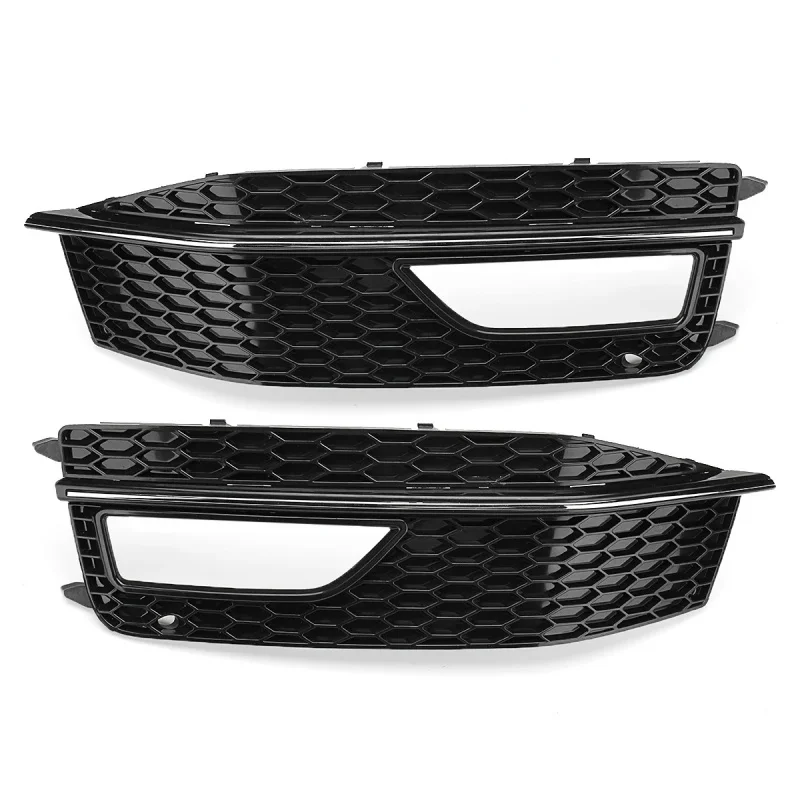 High Quality Pair Black Lower Fog Light Grille A4 B8 S-Line S4 2012-2015
High Quality Pair Black Lower Fog Light Grille A4 B8 S-Line S4 2012-2015