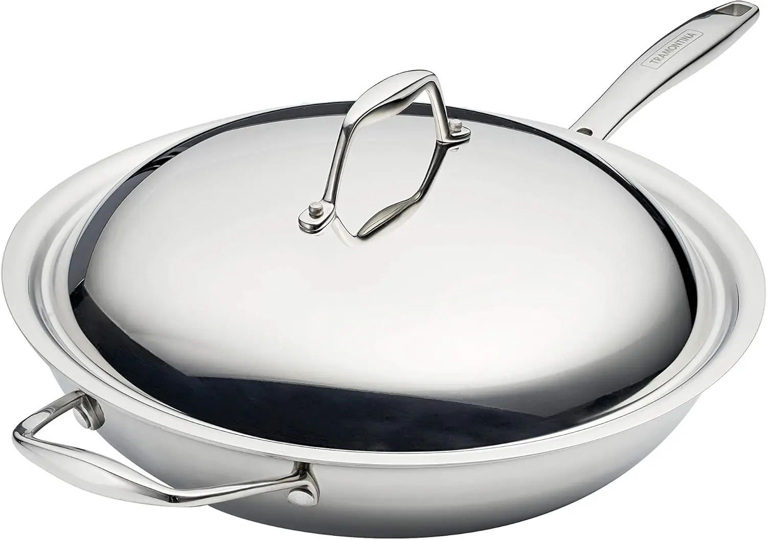 12.5-Inch Stainless Steel Wok with Lid, Induction-Ready, Dishwasher-Safe, NSF-Certified for Even Cooking
12.5-Inch Stainless Steel Wok with Lid, Induction-Ready, Dishwasher-Safe, NSF-Certified for Even Cooking