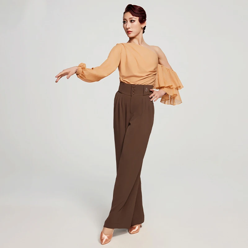 Waltz Modern Dancing Suits Irregular Sleeves Latin Top Trousers Women Ballroom Dance Competition Clothes Practice Wear SL12578
Waltz Modern Dancing Suits Irregular Sleeves Latin Top Trousers Women Ballroom Dance Competition Clothes Practice Wear SL12578
