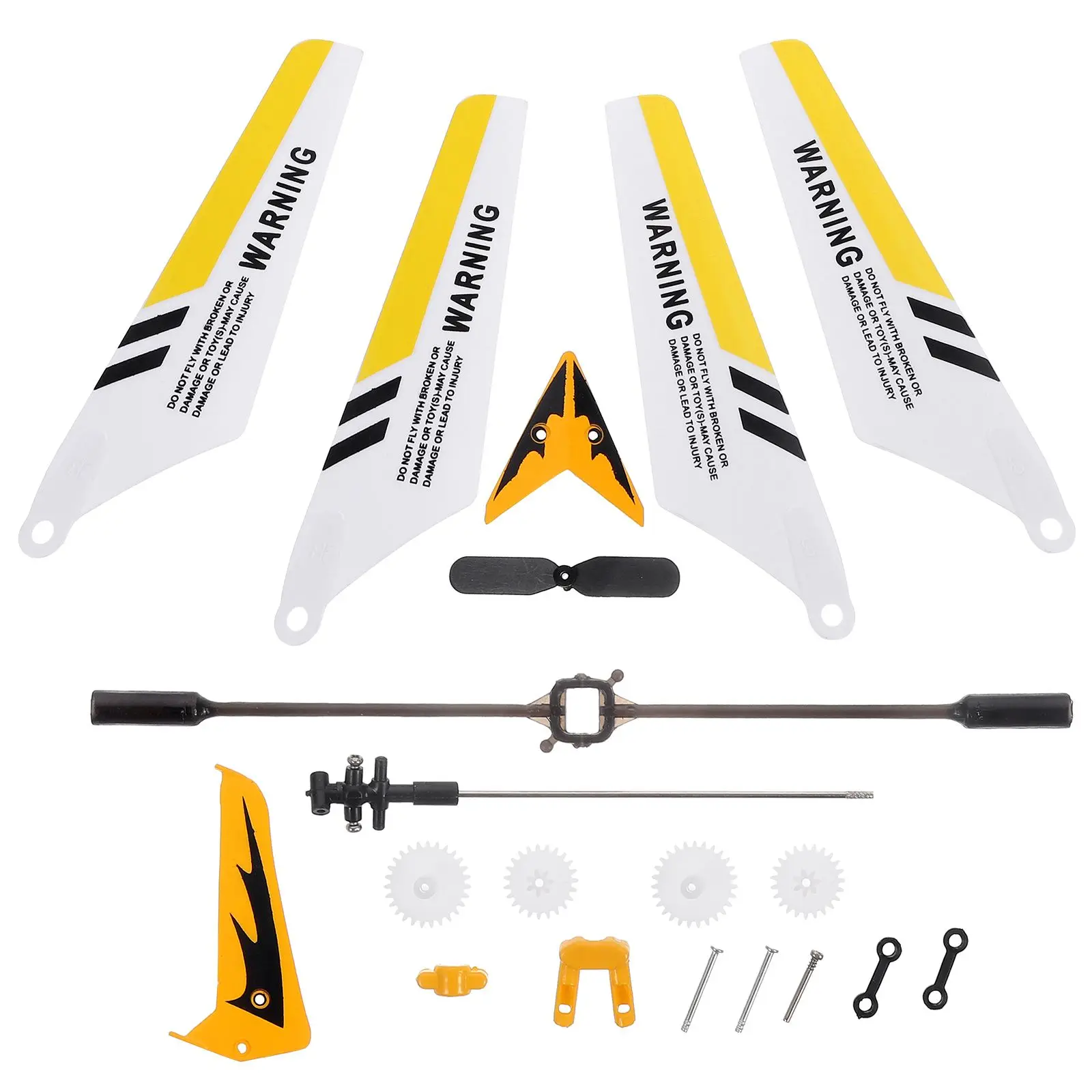 S107G Spare Parts Set Yellow Replacement for S107G RC Helicopter Main Tail Blades Inner Shaft Remote
S107G Spare Parts Set Yellow Replacement for S107G RC Helicopter Main Tail Blades Inner Shaft Remote