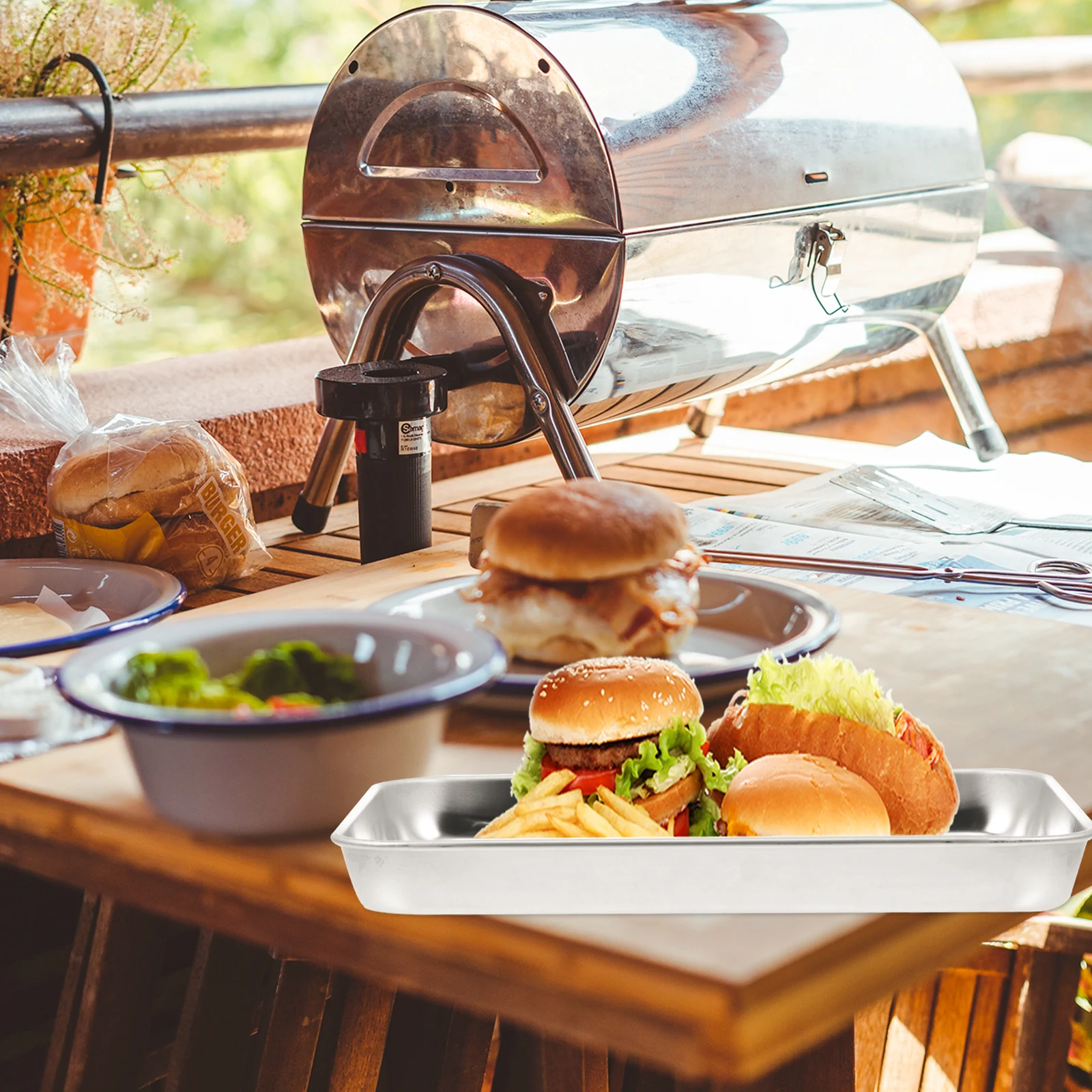 Square Serving Tray Stainless Steel Rice Noodle Dish Catering Plates Small Kitchen
Square Serving Tray Stainless Steel Rice Noodle Dish Catering Plates Small Kitchen