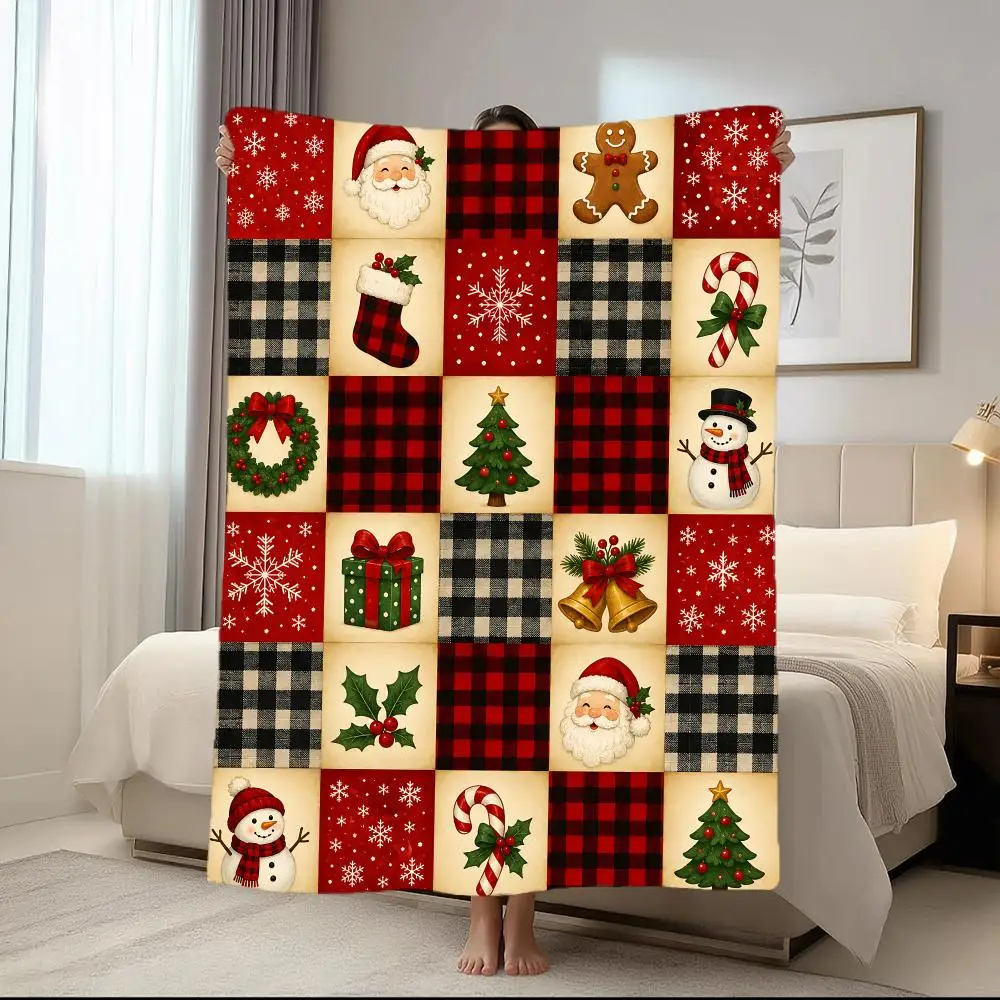 Xmas Plaid Pack Throw Short Plush Throw Blanket Soft Skin-Friendly Multi-Scene Home Office
Xmas Plaid Pack Throw Short Plush Throw Blanket Soft Skin-Friendly Multi-Scene Home Office