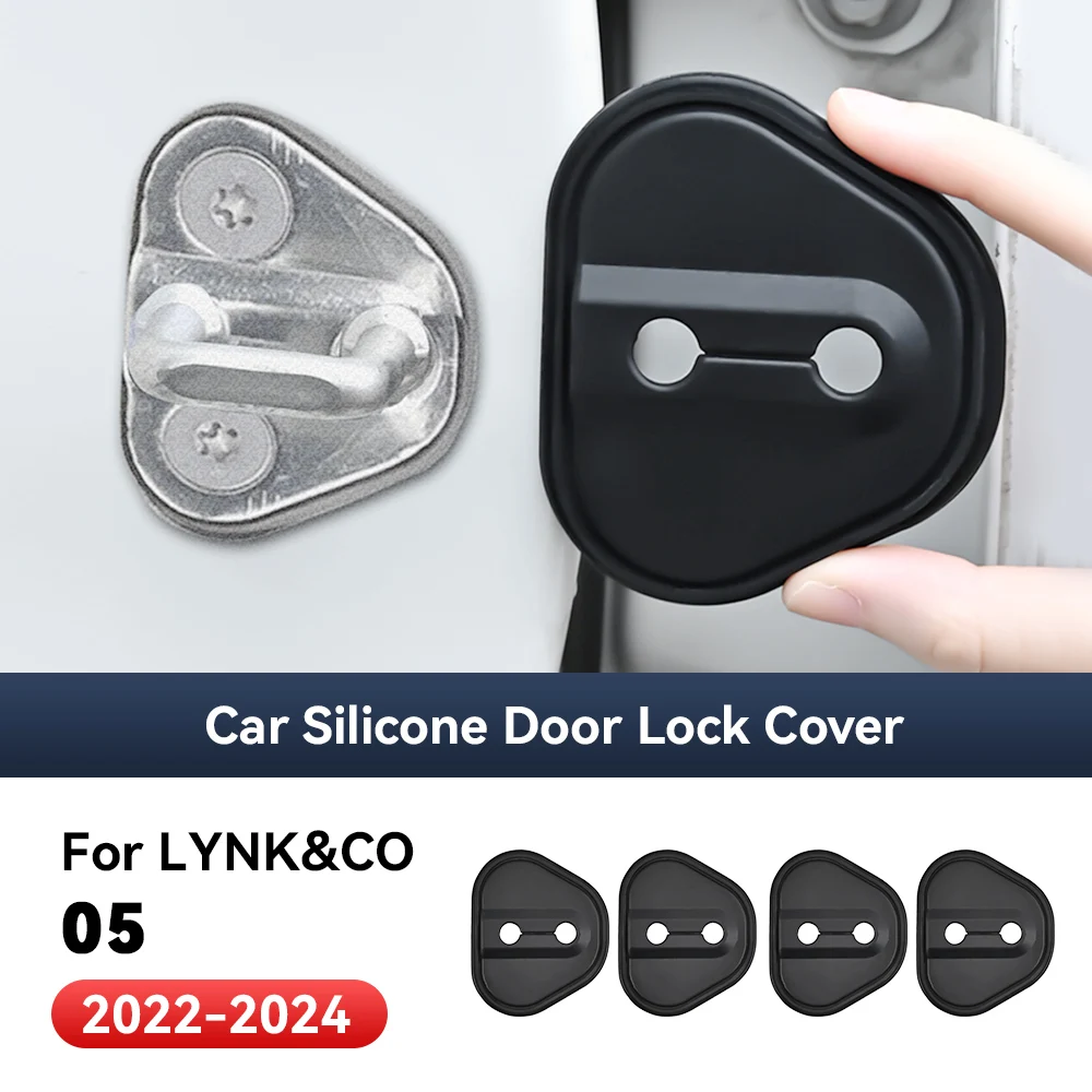 4pcs Car Decorat Accessories Silicone Protecte Auto Door Lock Latch Shock Absorber Cover For LYNK&CO 05 2022-2024
4pcs Car Decorat Accessories Silicone Protecte Auto Door Lock Latch Shock Absorber Cover For LYNK&CO 05 2022-2024