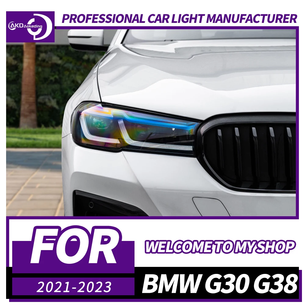 Фара AKD для BMW G30 G38 Светодиодная фара 2021-2023 Фары 525i 530i M5 DRL Поворотник дальнего света Объектив проектора Angel Eye
Фара AKD для BMW G30 G38 Светодиодная фара 2021-2023 Фары 525i 530i M5 DRL Поворотник дальнего света Объектив проектора Angel Eye