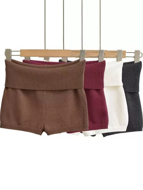 Casual Knitted ort Pants High Waist Flip Waist Slimming Base Layer Pants for Women Vintage Sle Straight Leg Daily Wear
Casual Knitted ort Pants High Waist Flip Waist Slimming Base Layer Pants for Women Vintage Sle Straight Leg Daily Wear