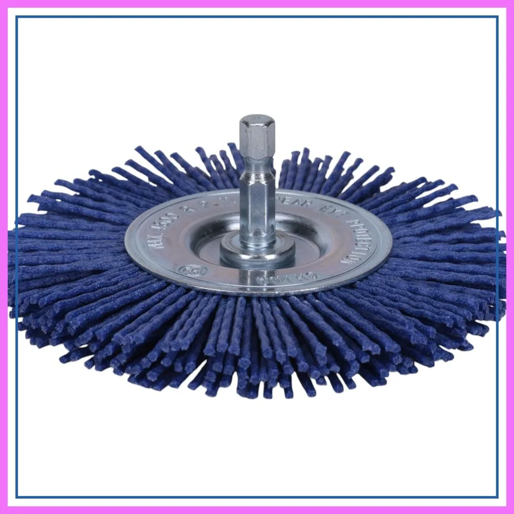 4" Fine Nylon Radial Brush, 150 Grit, 1/4" Quick Change Shank, 4500 RPM for Metal, Wood, Plastic, Masonry
4" Fine Nylon Radial Brush, 150 Grit, 1/4" Quick Change Shank, 4500 RPM for Metal, Wood, Plastic, Masonry