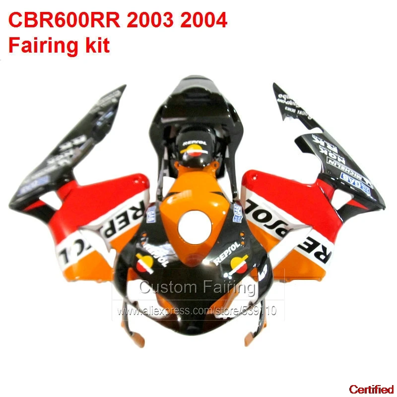 Orange & Red Fairings For HONDA CBR600RR 03 04 Repsol Sticker ( ZXMT Motorcyle) Fairing Kit 21
Orange & Red Fairings For HONDA CBR600RR 03 04 Repsol Sticker ( ZXMT Motorcyle) Fairing Kit 21