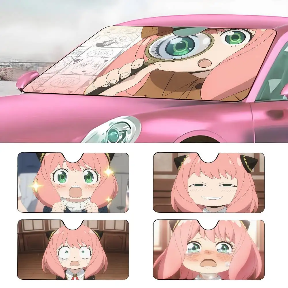 Funny Anime A-AnyaS Cute Car SunShade Windshield Anti-UV Protection Front Sun Shade Cooling Protector for Vehicle Interior
Funny Anime A-AnyaS Cute Car SunShade Windshield Anti-UV Protection Front Sun Shade Cooling Protector for Vehicle Interior