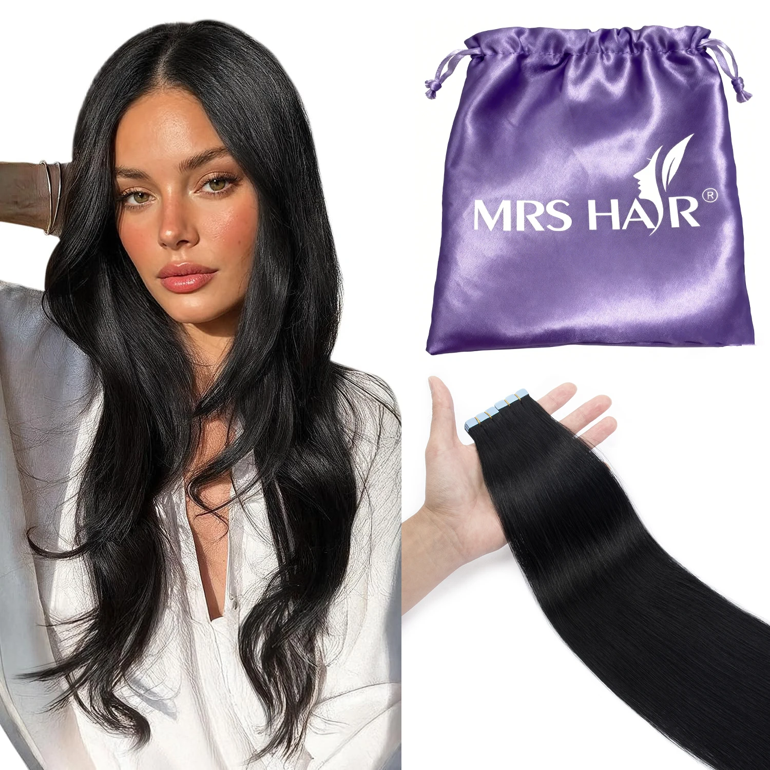 Mini Tape In Hair Extensions Human Hair Skin Weft Machine-Remy Natural Tape in Extensions 10pcs For Side Tape On Hair 12-24 Inch
Mini Tape In Hair Extensions Human Hair Skin Weft Machine-Remy Natural Tape in Extensions 10pcs For Side Tape On Hair 12-24 Inch