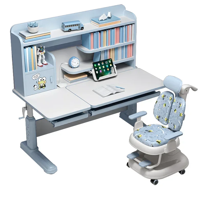 Kids Functional Table and Chair Set Height Adjustable Kids School Study Table with Slanted Desktop children writing desk
Kids Functional Table and Chair Set Height Adjustable Kids School Study Table with Slanted Desktop children writing desk