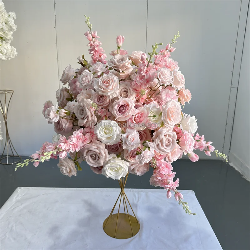 Hot Sale 55-60cm Blush pink Flower Ball for Wedding Paty Flower Arrangement Decor
Hot Sale 55-60cm Blush pink Flower Ball for Wedding Paty Flower Arrangement Decor
